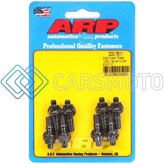 ARP 200-7611 STAMPED STEEL 12PT VALVE COVER STUD KIT