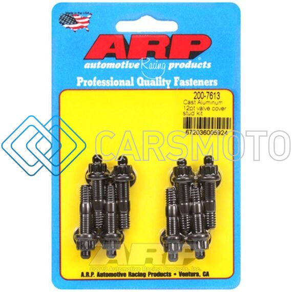 ARP 200-7613 CAST ALUMINUM VALVE COVER 1/4IN 12PT STUD KIT