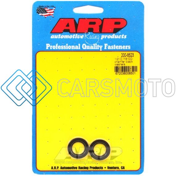ARP 200-8523 1/2 ID 7/8 OD CHAMFER BLACK WASHERS
