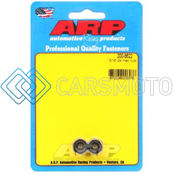 ARP 200-8622 5/16-24 HEX NUT KIT - 2 PACK