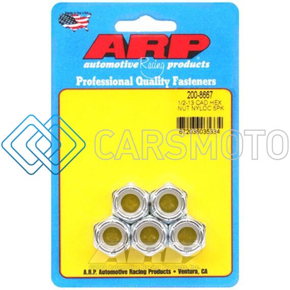 ARP 200-8667 1/2-13 CAD COARSE NYLOC HEX NUT KIT