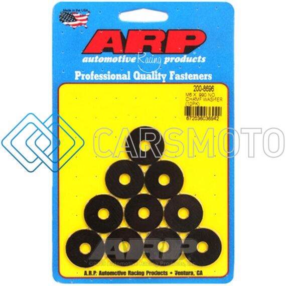 ARP 200-8696 M6 ID .990 OD BLACK WASHERS
