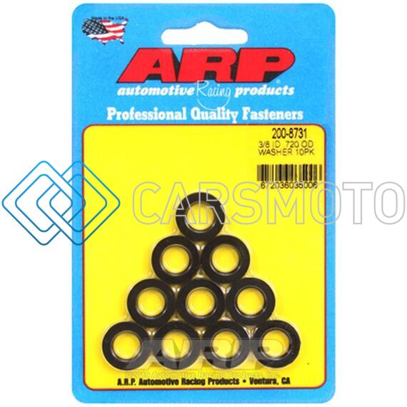 ARP 200-8731 3/8 ID .720 OD BLACK WASHERS