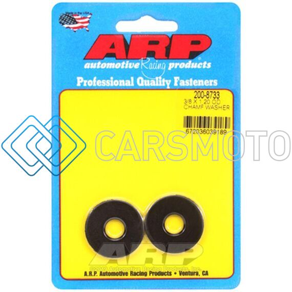 ARP 200-8733 3/8 ID 1.20 OD CHAMFER BLACK WASHERS