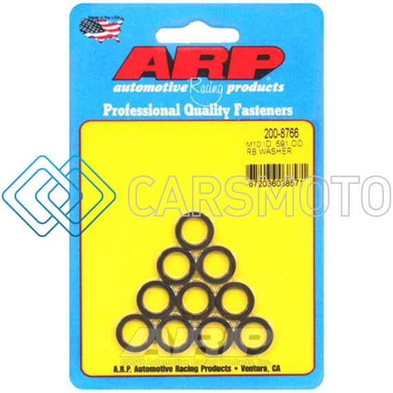 ARP 200-8766 M10 ID .591 OD BLACK WASHERS