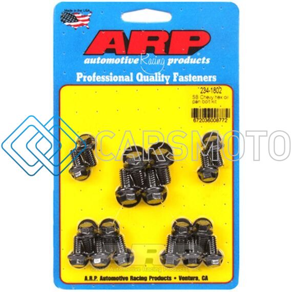 ARP 234-1802 SB CHEVY 265-400 OIL PAN HEX BOLT KIT