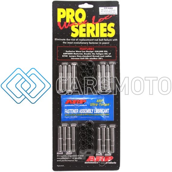 ARP 235-6402 BB CHEVY 3/8IN PRO WAVE-LOC ROD BOLT KIT