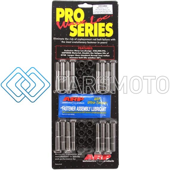 ARP 235-6403 BB CHEVY 7/16IN PRO WAVE-LOC ROD BOLT KIT