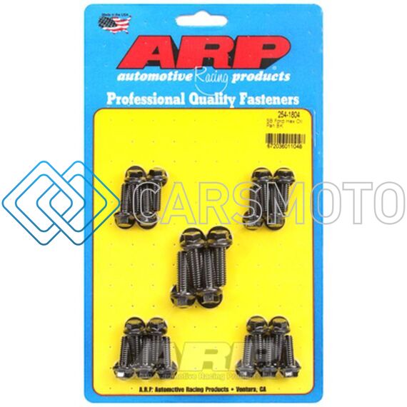 ARP 254-1804 SB FORD HEX OIL PAN BOLT KIT