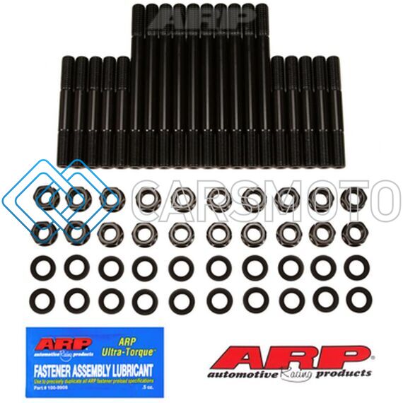 ARP 254-4112 FORD 351R BLOCK, W/6049-N351 HEADS, HEAD STUD KIT