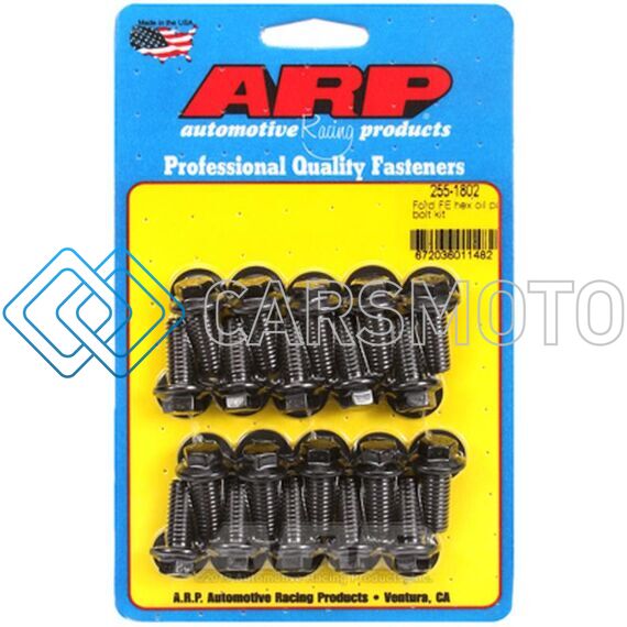 ARP 255-1802 FORD FE HEX OIL PAN BOLT KIT