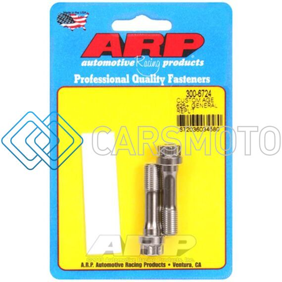ARP 300-6724 3/8IN CA625+ GENERAL REPLACEMENT ROD BOLT KIT (SET OF 2)
