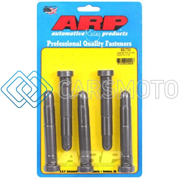 ARP 300-7724 3.200 THREAD LENGTH - 4.05 UHL - 2.100 KNURL LENGTH NASCAR WHEEL STUD KIT (PACK OF 5)