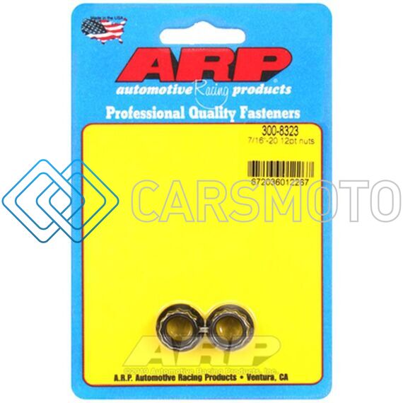 ARP 300-8323 7/16IN -20 12PT NUT KIT (PACK OF 2)