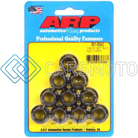 ARP 301-8342 1/2-13 12PT NUT KIT (10 PK)