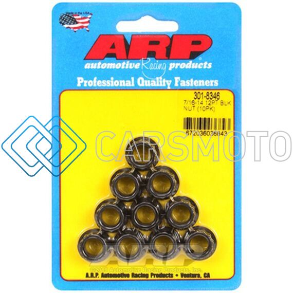 ARP 301-8346 7/16IN-14 12PT NUT KIT