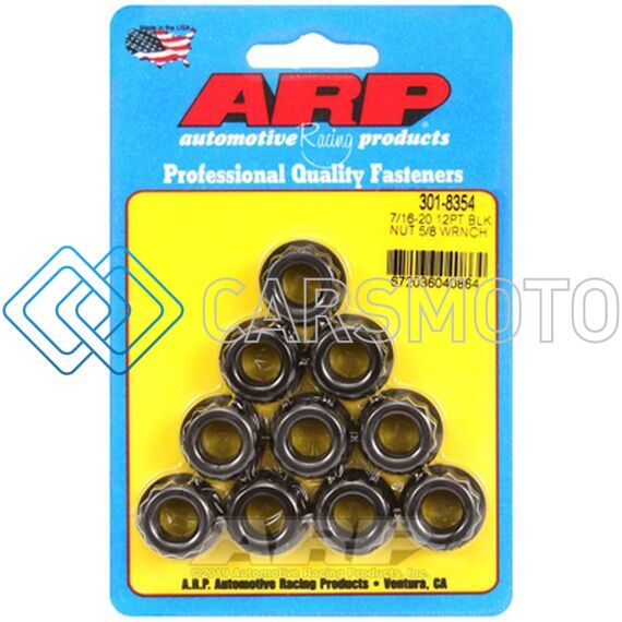 ARP 301-8354 7/16-20 5/8 SOCKET 12 PT NUT KIT