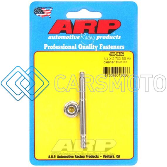 ARP 400-0305 1/4IN X 2.700 SS AIR CLEANER STUD KIT