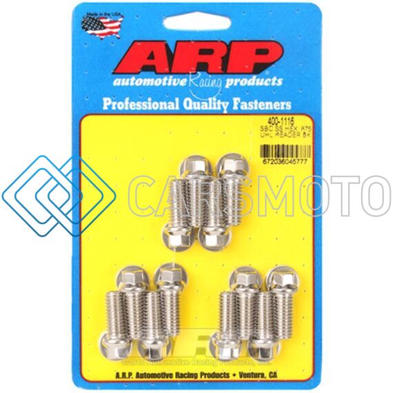 ARP 400-1116 SB CHEVY SS HEX .875 UHL HEADER BOLT KIT