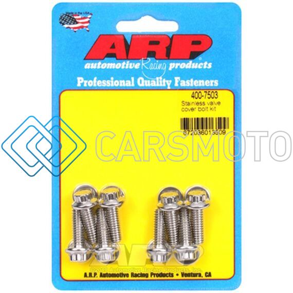 ARP 400-7503 CAST ALUMINUM VALVE COVER 1/4IN 12PT  BOLT KIT
