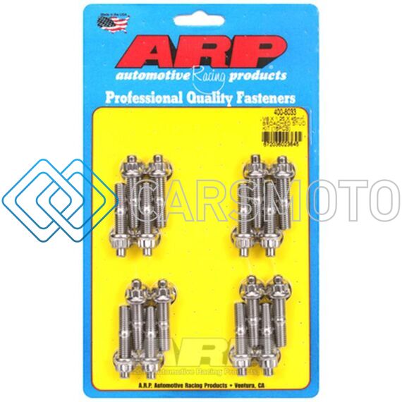 ARP 400-8033 M8 X 1.25 X 45MM BROACHED STUD KIT (16 PIECES)