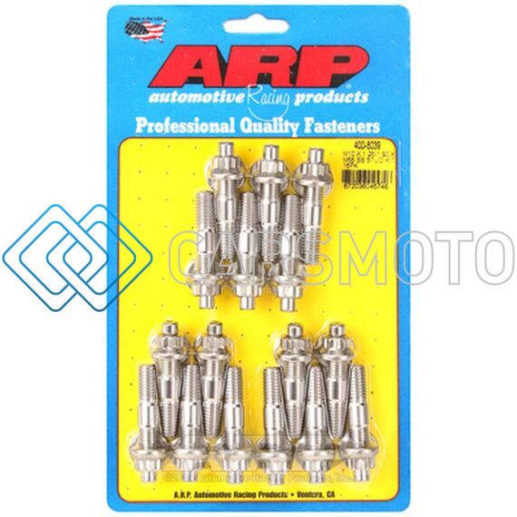 ARP 400-8039 M10 X 1.25/1.50 X 55MM STAINLESS STEEL BROACHED STUD KIT - 16 PIECES