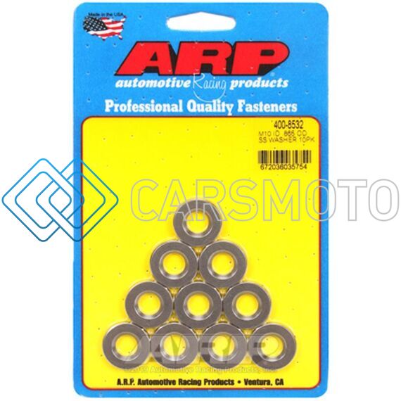 ARP 400-8532 M10 ID .865IN OD SS WASHERS (10 PACK)