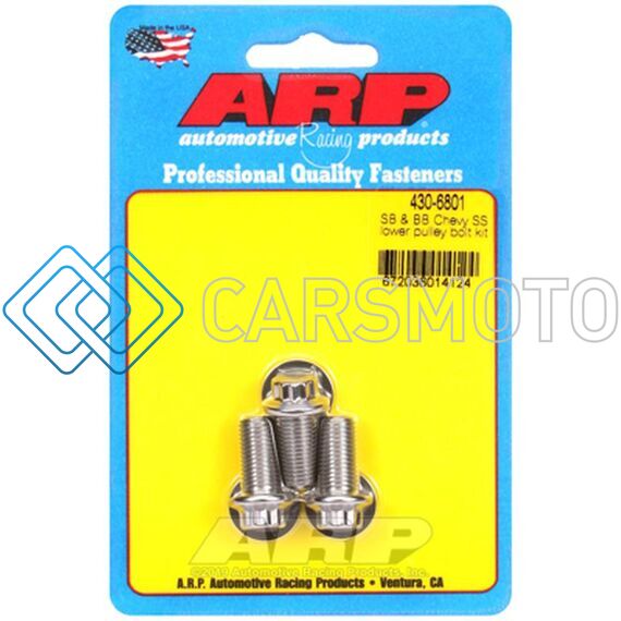 ARP 430-6801 SB & BB CHEVY SS LOWER PULLEY BOLT KIT