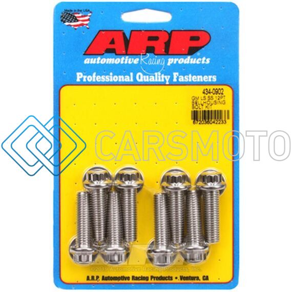 ARP 434-0902 GM LS 12PT BELLHOUSING BOLT KIT