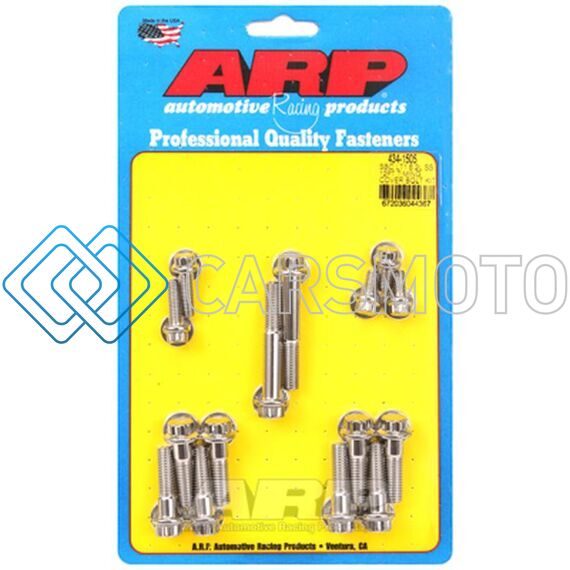 ARP 434-1505 SMALL BLOCK CHEVY LT1 6.2L 12PT TIMING COVER BOLT KIT - STAINLESS STEEL