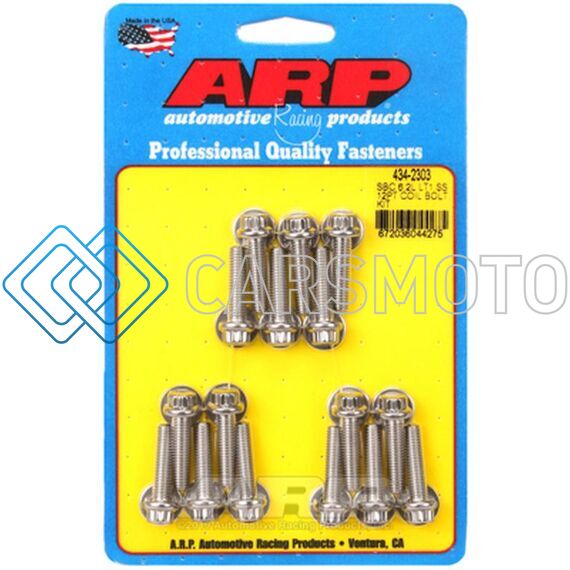 ARP 434-2303 CHEVY LT1 6.2L IGNITION COIL 12PT STAINLESS STEEL BOLT KIT
