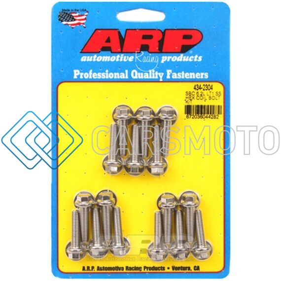 ARP 434-2304 CHEVY LT1 6.2L IGNITION COIL HEX STAINLESS STEEL BOLT KIT