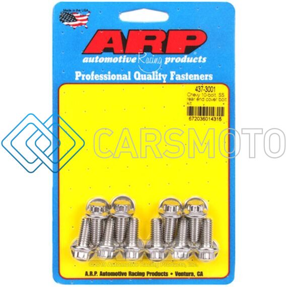 ARP 437-3001 CHEVY 10-BOLT SS REAR END COVER BOLT KIT