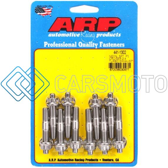 ARP 441-1302 03 DODGE NEON SRT / PT CRUISER EXHAUST STUD KIT (10)