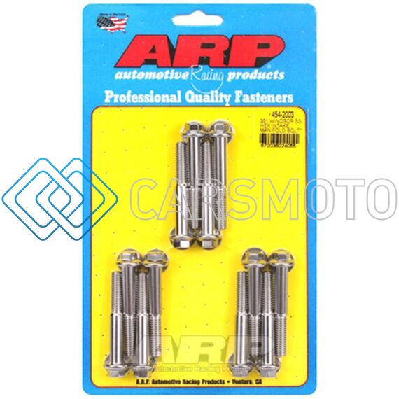 ARP 454-2003 SB FORD 351W SS HEX INTAKE MANIFOLD BOLT KIT