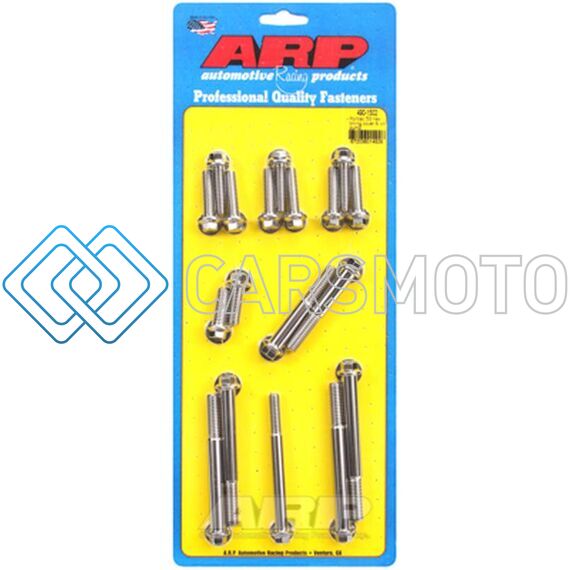 ARP 490-1502 PONTIAC SS POLISHED HEX TIMING COVER AND WATER PUMP