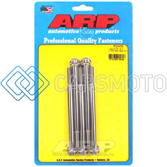 ARP 612-4750 5/16 INCH -18 X 4.750 12PT SS BOLTS (5/PKG)
