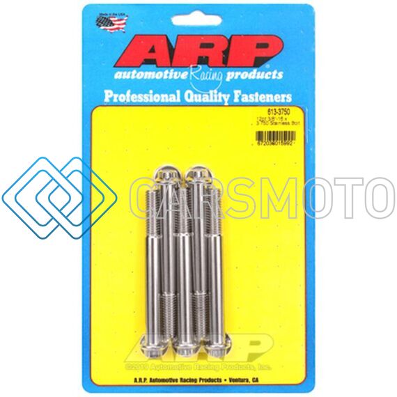 ARP 613-3750 3/8IN - 16 X 3.750 12PT SS BOLTS (5/PKG)