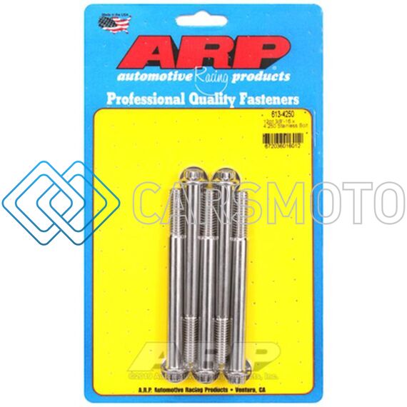 ARP 613-4250 3/8IN - 16 X 4.250 12PT SS BOLTS (5/PKG)