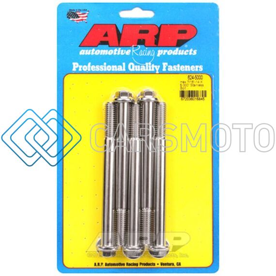 ARP 624-5000 7/16-14 X 5IN SS HEX BOLT KIT (PACK OF 5)