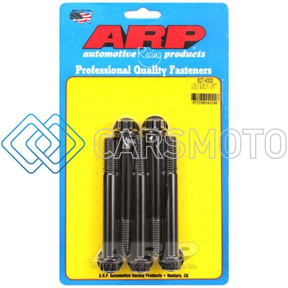 ARP 627-4000 1/2IN - 13 X 4.00IN 12PT BLACK OXIDE BOLTS (5/PKG)