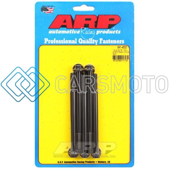 ARP 641-4500 5/16IN-18 X 4.500IN 12PT BLACK OXIDE BOLTS (SET OF 5)