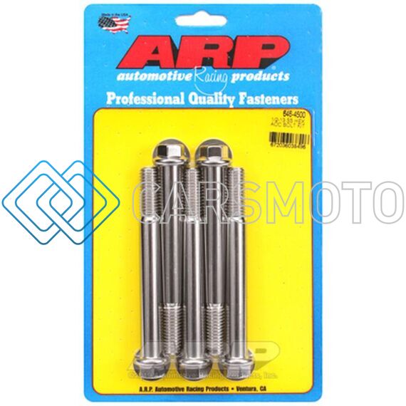 ARP 646-4500 1/2-13 X 4.500IN SS HEX BOLT KIT (PACK OF 5)