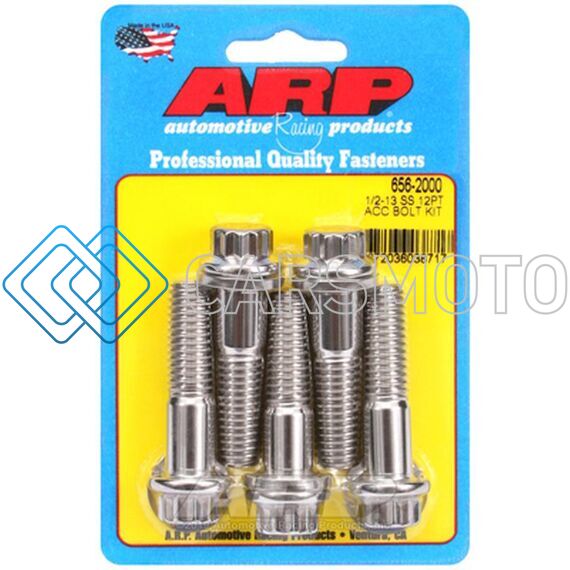 ARP 656-2000 1/2-13 X 2.000 12PT SS BOLTS (5/PKG)