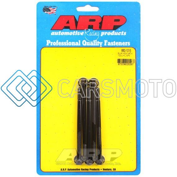 ARP 660-1015 M6 X 1.00 X 100 HEX BLACK OXIDE BOLTS (5/PKG)