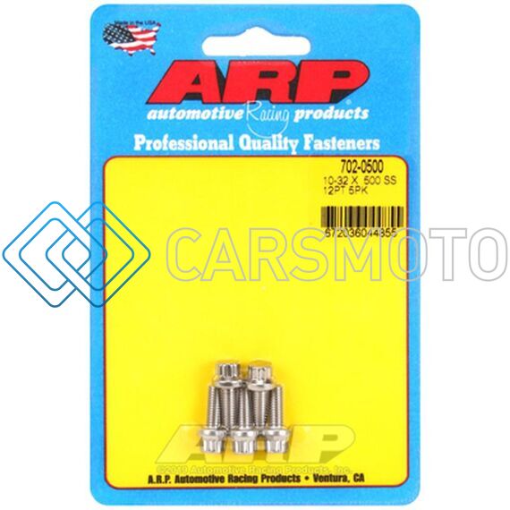 ARP 702-0500 10-32 X .500 12PT SS BOLTS