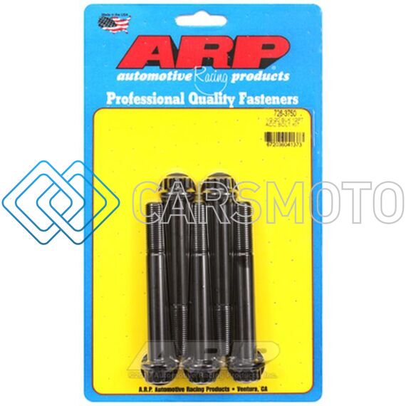 ARP 726-3750 8740 CHROMOLY BLACK OXIDE 12PT HEAD 1/2-20 IN X 3.75IN BOLT KIT
