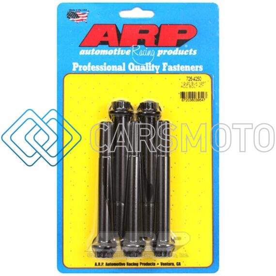 ARP 726-4250 1/2-20 X 4.250 12PT BLACK OXIDE BOLTS (5/PKG)