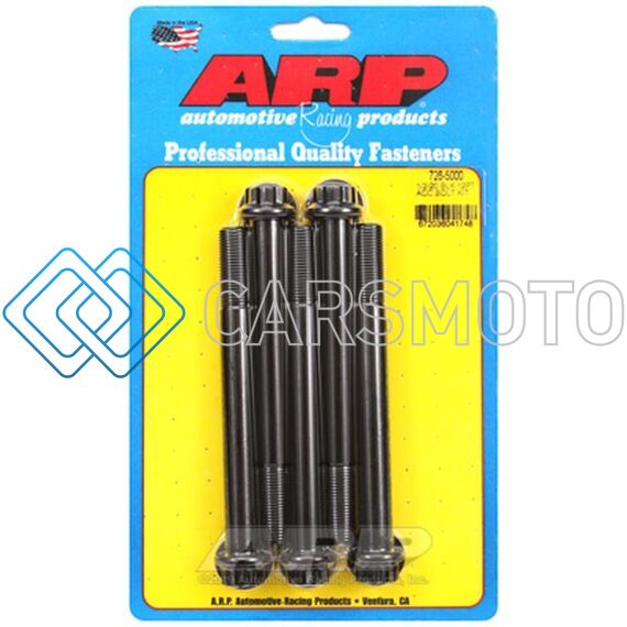 ARP 726-5000 1/2-20 X 5.000IN UHL 12PT BLACK OXIDE BOLTS (5/PKG)
