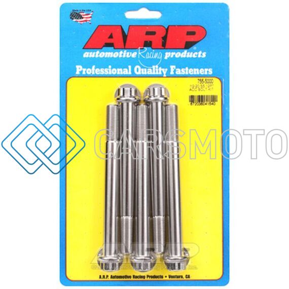 ARP 755-5000 1/2 INCH -20 X 5.000 12PT SS BOLTS (5/PKG)